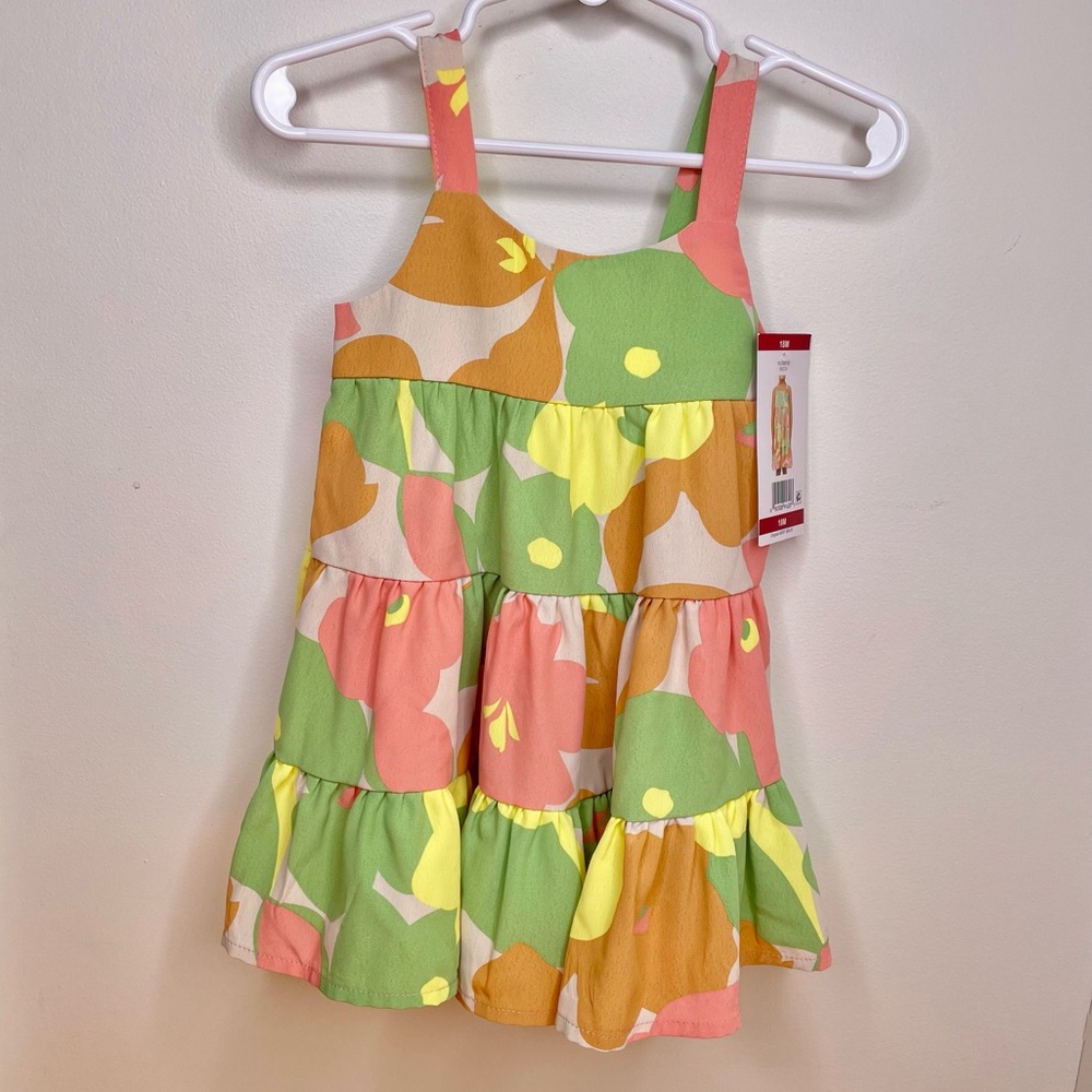 Social Standard by Sanctuary 18M Vibrant Fiesta Floral Kids Dress with Straps